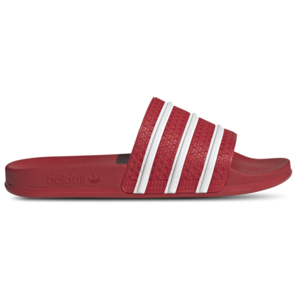 adidas Men's Adilette OG Comfort Shoes, Size 10 - Red/White
