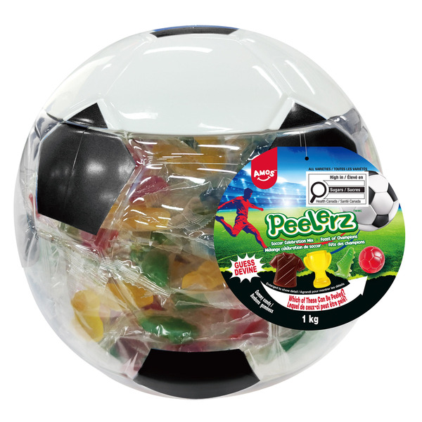 Amos Peelerz Soccer Ball Candy