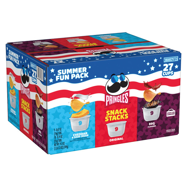 Pringles Summer Snack Stacks Variety Pack