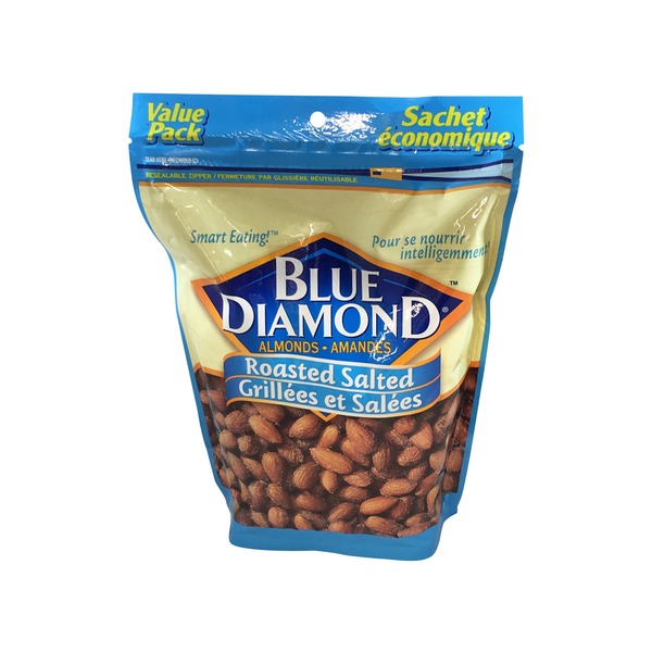 Blue Diamond Roasted Salted Almonds (454 g) Instacart