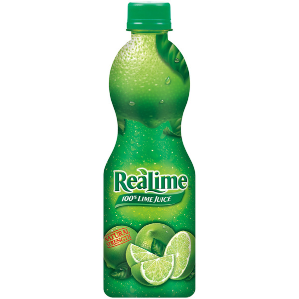 ReaLime Juice 8 oz plastic bottle - 12 ct