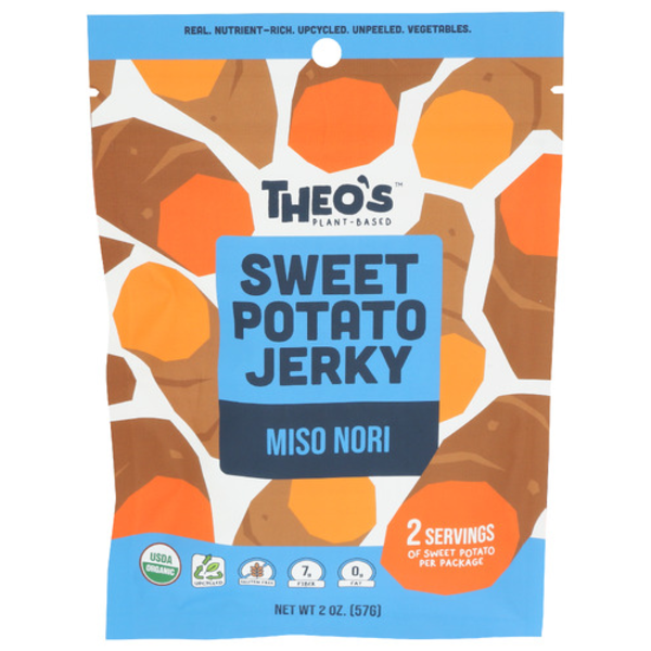Theos Plantbased Organic Miso Nori Sweet Potato Jerky Same-Day
