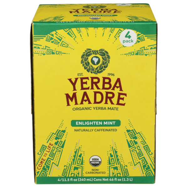 Yerba Madre Yerba Madre Organic Enlighten Mint 4 Pack