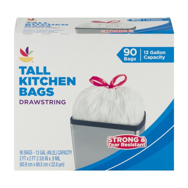 Sb Tall Kitchen Bags Drawstring 90 Ct 90 0 Ct From Giant Food