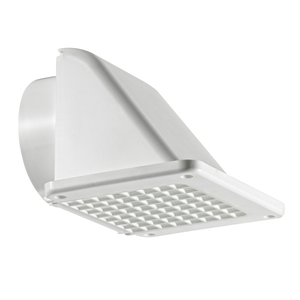 Lambro 4-in Dia Plastic Preferred with guard Dryer Vent Hood