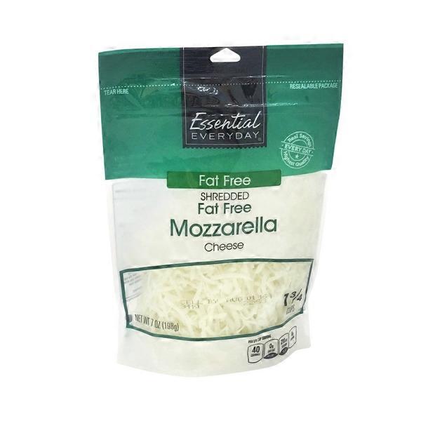 Essential Everyday Fat Free Mozzarella, Shredded Cheese (7 oz) Instacart