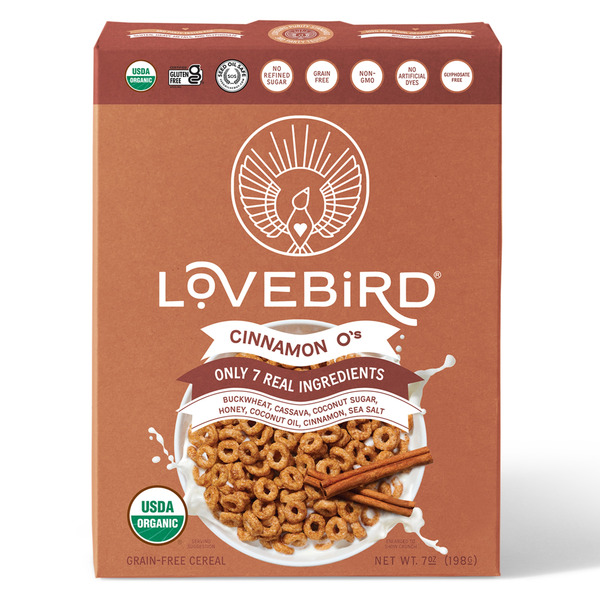 Lovebird Grain-Free Cereal Cinnamon O's Same-Day Delivery or