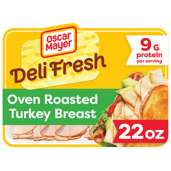 Oscar Mayer Deli Fresh Oven Roasted Turkey Breast Sliced Sandwich Lunch Meat Mega Pack