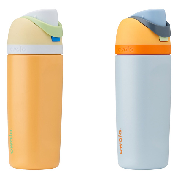 Owala FreeSip Stainless Steel 473 mL (16 oz.) Water Bottles, Pack of 2