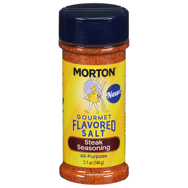 Morton Gourmet Flavored All-Purpose Steak Seasoning Salt