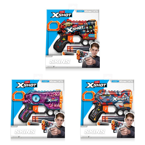 X-Shot Foam Dart Gun with 4 Darts Same-Day Delivery | Dollar Tree
