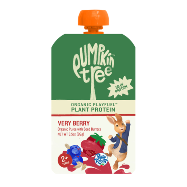 Peter Rabbit Organics Organic Very Berry Playfuel Plant Protein Puree With Seed Butters