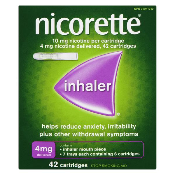 Nicorette Nicotine Inhalation System Cartridges Same-Day Delivery or Pickup