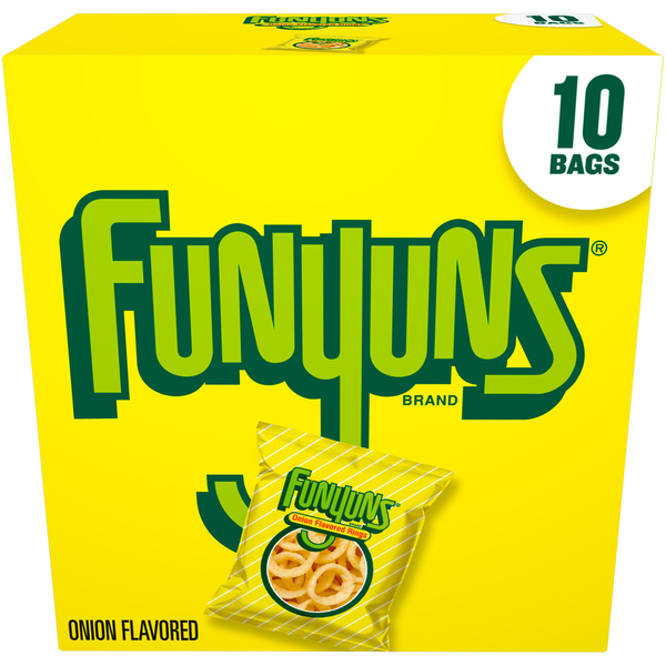 Funyuns Onion Flavored Rings 3/4 Oz 10 Count
