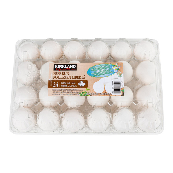 Kirkland Signature Free Run Large Eggs Same Day Delivery Costco