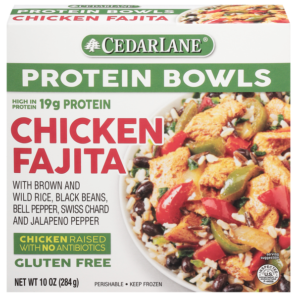 Cedarlane Chicken Fajita Protein Bowls Same-Day Delivery or Pickup