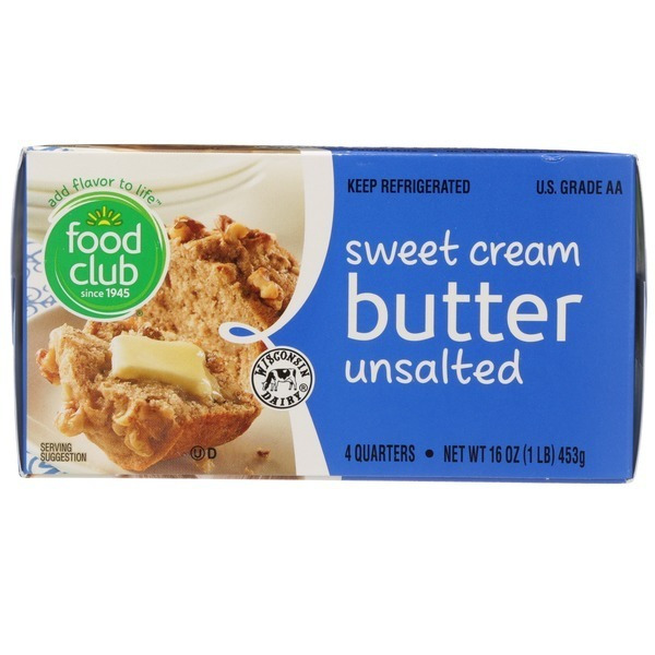 Food Club Unsalted Sweet Cream Butter