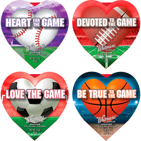 Whitman's SAMPLER Valentine's Day Sports Theme Assorted Milk
