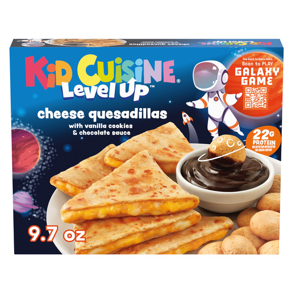 Hillarin Kid'sです Kid Cuisine Level Up Cheese Quesadilla, Frozen Meal Same-Day