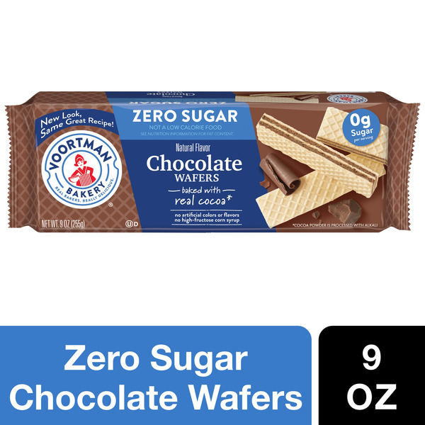 Voortman Bakery Wafers, Sugar Free!, Chocolate