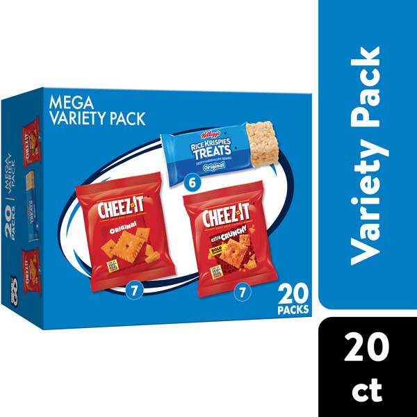 Kellogg's Rice Krispies Treats Variety Pack Snacks, Lunch Snacks
