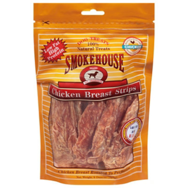 Smokehouse Dog Treats, Chicken Breast Strips