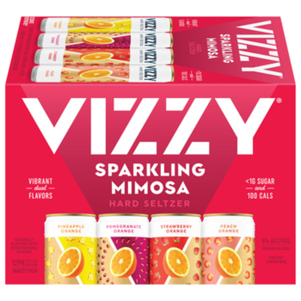 Vizzy Sparkling Mimosa Hard Seltzer Variety Pack Same-Day Delivery