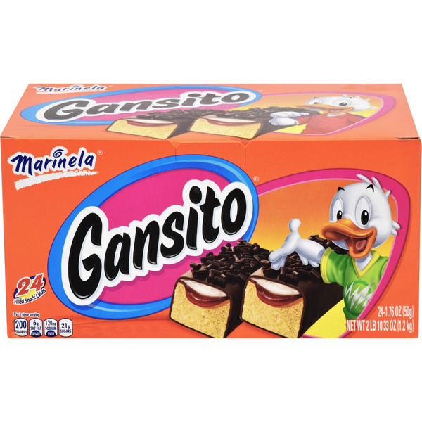 Marinela - Gansito, Filled Snack Cakes - 24/42.3 oz