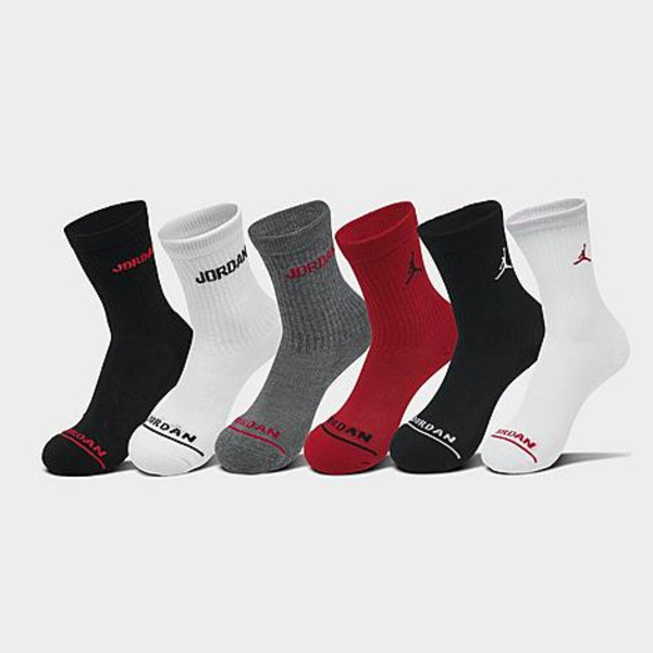 Nike Jordan Toddler Crew Socks 6 Pack