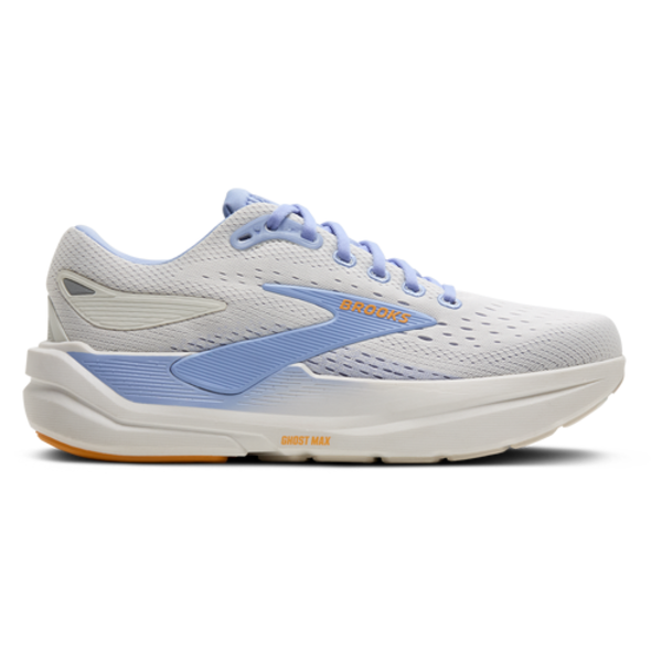 Brooks Women's Ghost Max 3 Running Shoes, Size 9.5, Medium/B - White/Blue/Orange