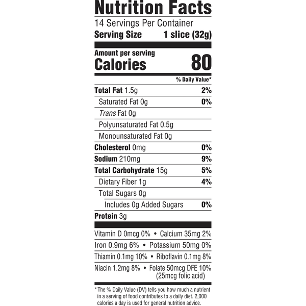 Dark Rye Bread Nutrition Facts Besto Blog