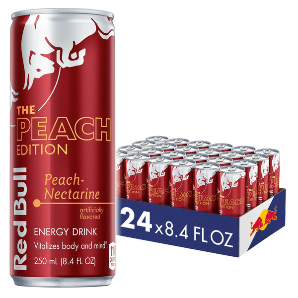 Red Bull Peach Edition Energy Drink Same-Day Delivery | Gordon