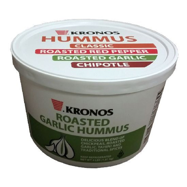 Kronos Foods Inc - Roasted Garlic Hummus - 4 lb Container