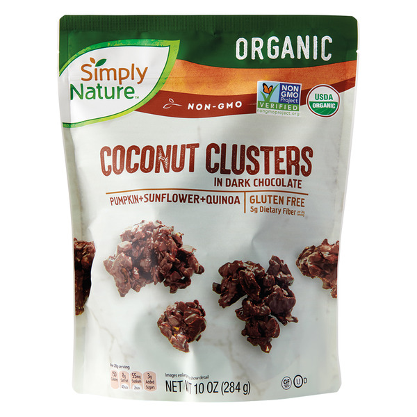 Simply Nature Dark Chocolate Coconut Clusters