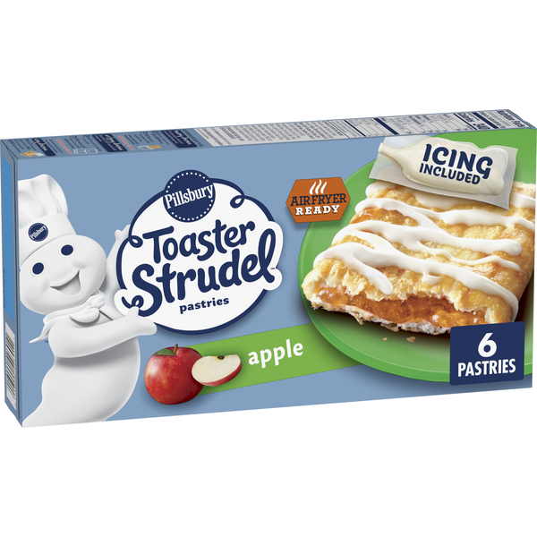 Pillsbury Apple Toaster Strudel Frozen Pastries