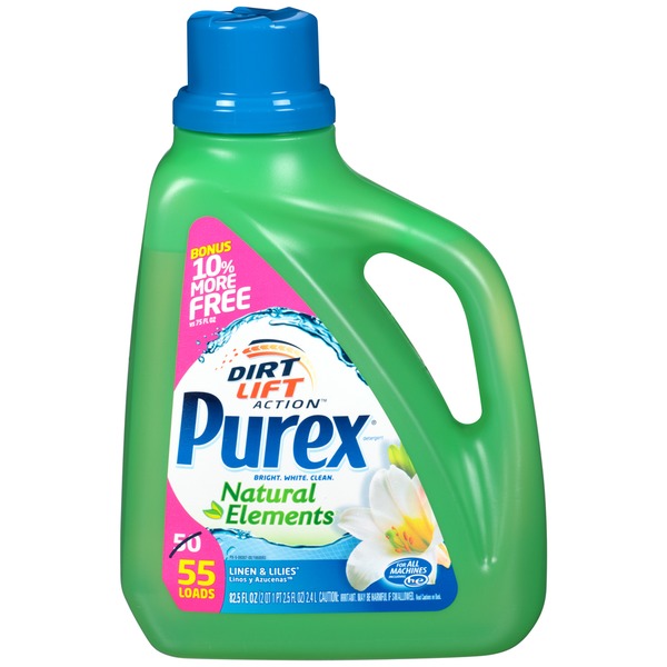 Purex Liquid Detergents Natural Elements Linen & Lilies Liquid