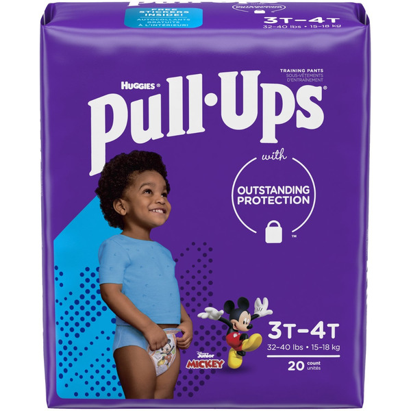 PullUp's - Boy 3T-4T Size,  20 Ct