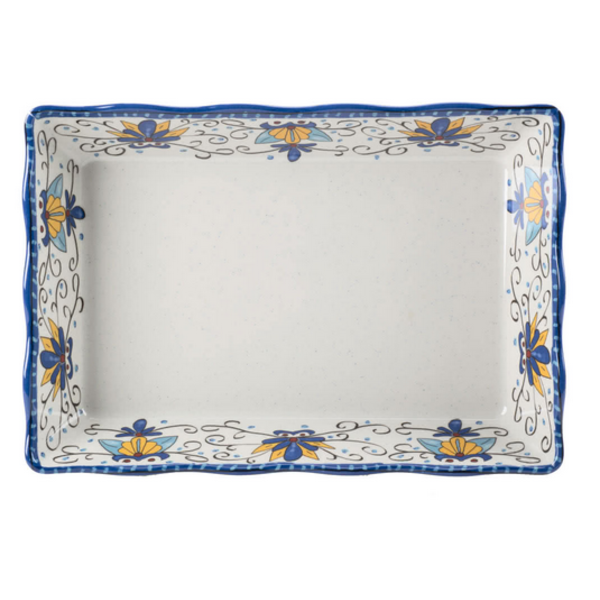 Santa Lucie/Bake & Brew Tray, 13-3/4" x 9-1/2" x 2-1/2" deep, rectangular