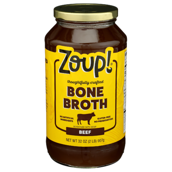 Zoup Fresh Soup Company Bone Broth Seasoned With Beef