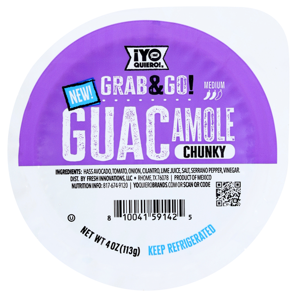 Yo Quiero! Chunky Medium Guacamole Same-Day Delivery or Pickup