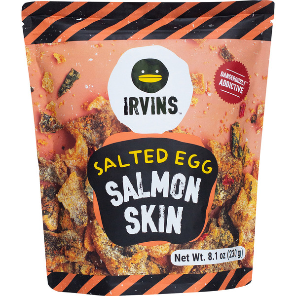 Irvins Salted Egg Salmon Skin