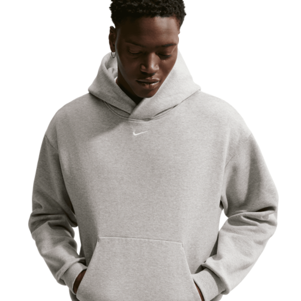 Nike Men's Solo Basketball Pullover Concept Hoodie, M - Gray/White