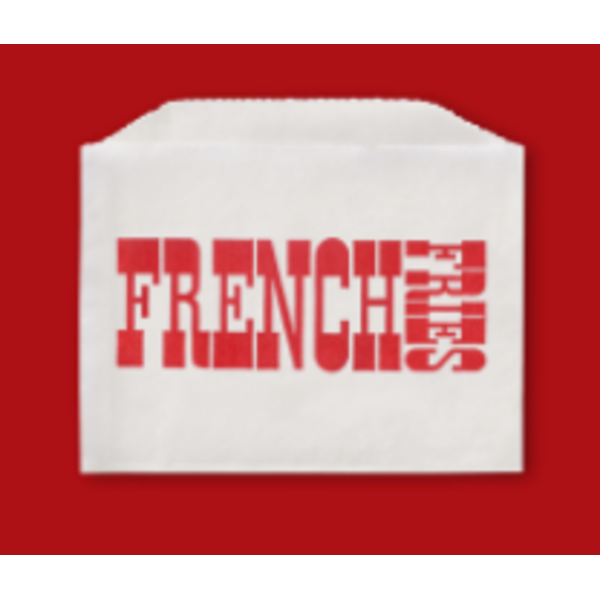 Fischer Paper Products - French Fry Bags, #601, 4.5 x 3.5, 1000 ct