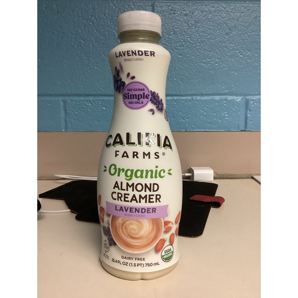 Califia Farms Organic Lavender Almond Milk Coffee Creamer Same-Day