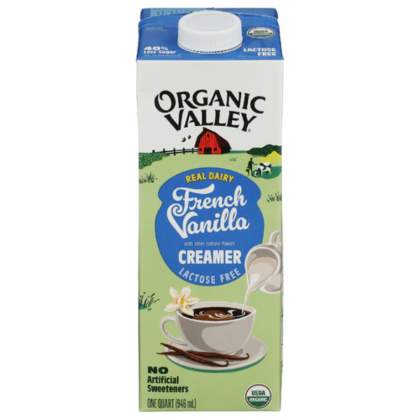 Organic Valley® French Vanilla Organic Creamer Same-Day Delivery