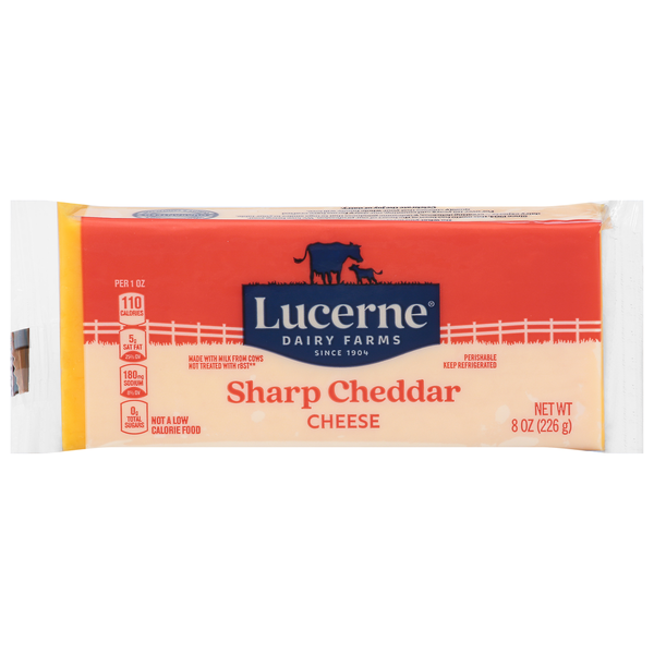 Lucerne Cheese, Sharp Cheddar