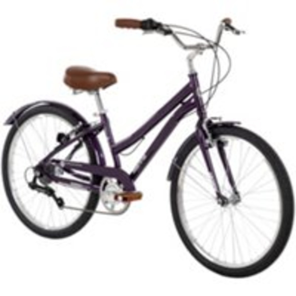 Huffy Girls' Sienna Multi-Speed Comfort Bike - Gloss Eggplant