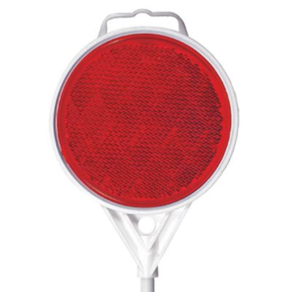 Hillman Drive Marker Reflector, 48 in., Red