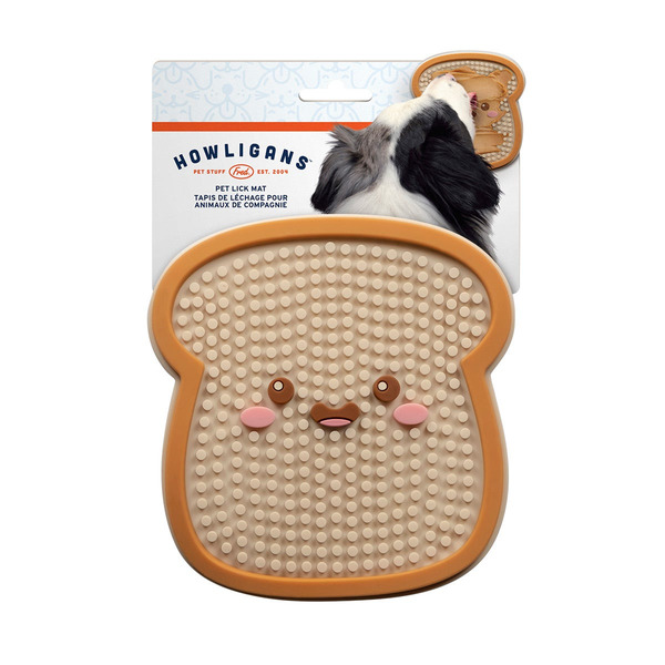 Fred Lickable Dog Bath Mat - Brown