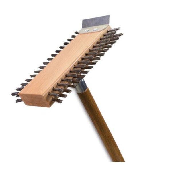Broiler Power Grill Brush - stainless steel bristles